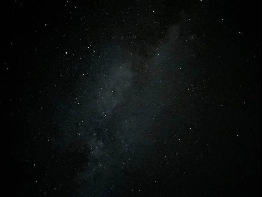 石垣島の夜空（筆者撮影）