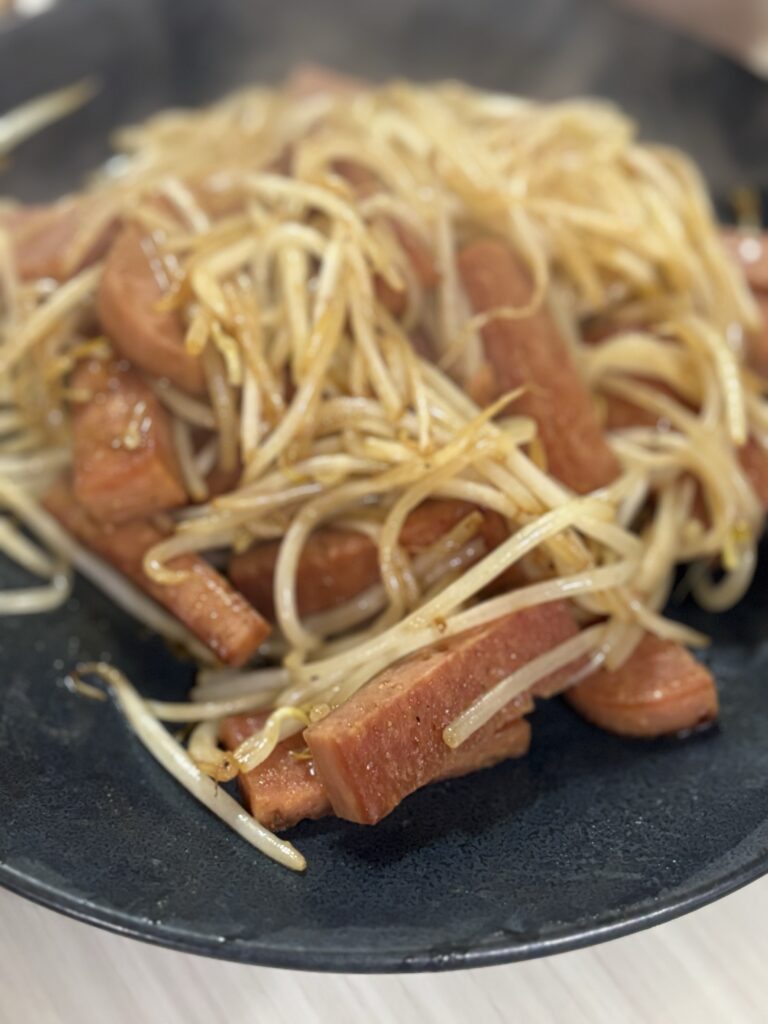 ポークともやし炒め